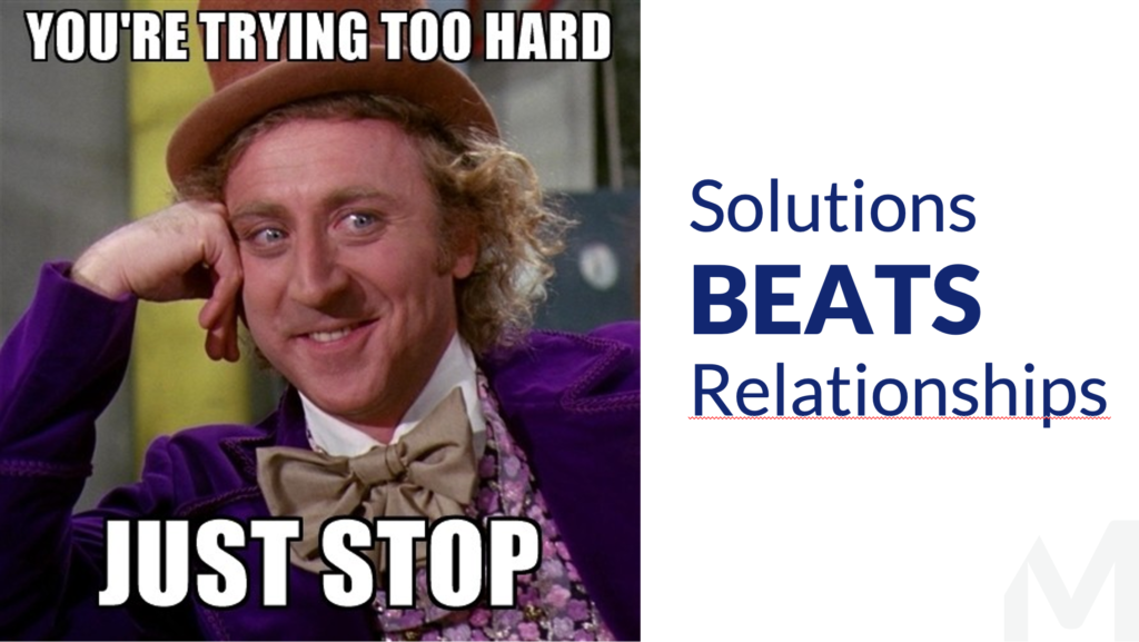 Customer Centric Selling Solutions VS relations