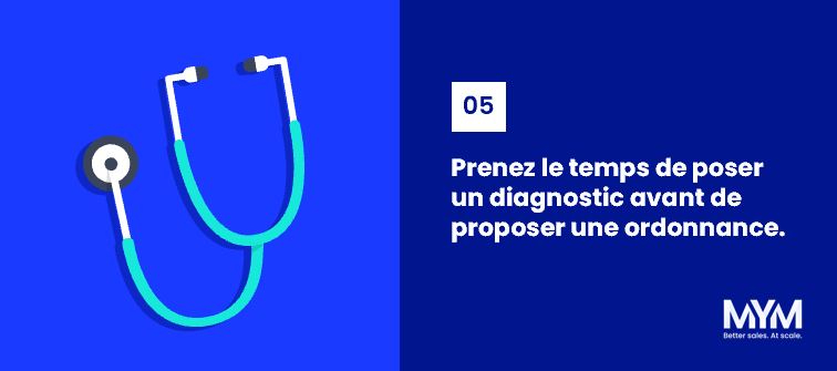 Commercial performant et intègre - Loi n°05 : Prendre le temps de diagnostiquer la situation